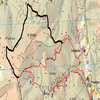 Mappa sentiero 233 Monte Cucco
